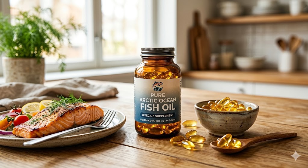 Fish Oil: กรดไขมันจำเป็นเพื่อการดูแลสุขภาพและหลอดเลือด