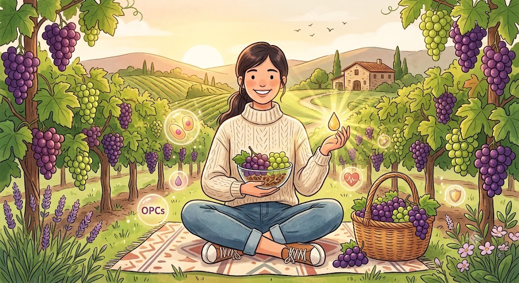 Grape Seed Extract: อาวุธลับต้านแก่ ชะลอวัยถึงระดับเซลล์