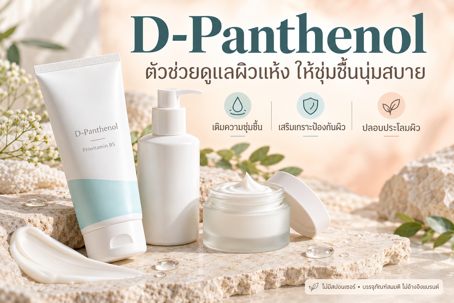 D-Panthenol (โปรวิตามินบี 5): ขุมพลังแห่งการฟื้นฟูผิวและเกราะป้องกันผิวตามธรรมชาติ